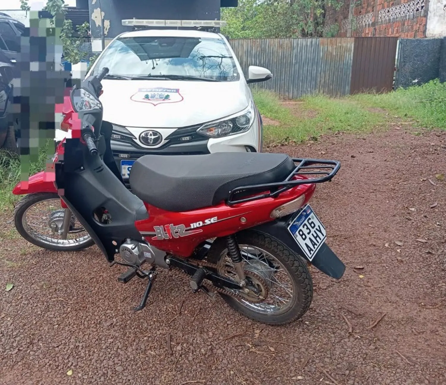 Incautan motocicleta extranjera con matrícula alterada y reportada como robada en Ponta Porã