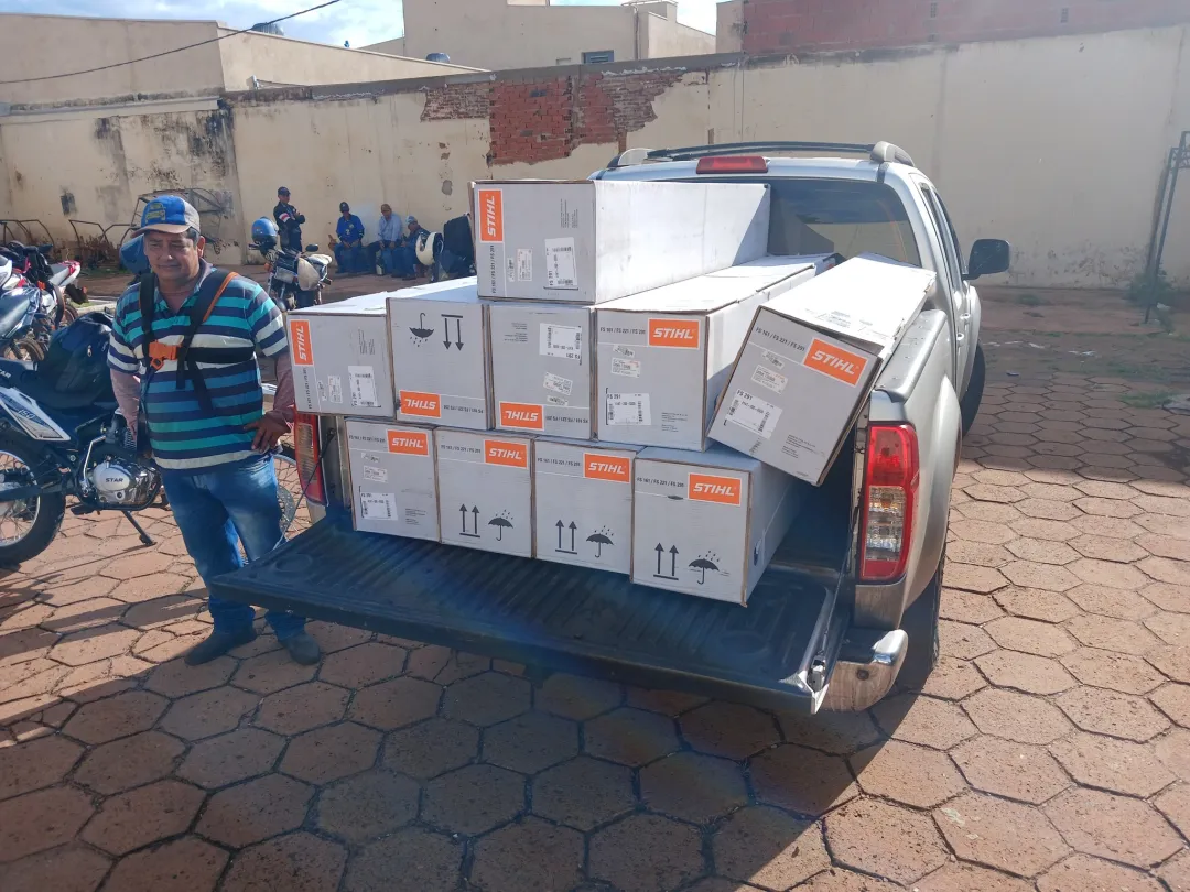 Nuevas desmalezadoras adquiridas para uso de la comuna