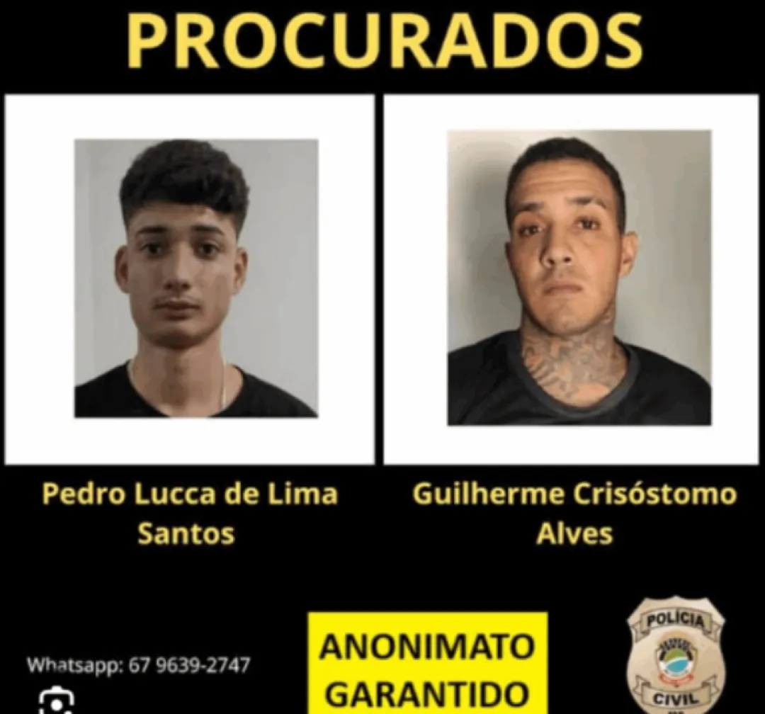 Patrulla Rural de Paraná captura prófugos de la Comisaría de Ponta Porã