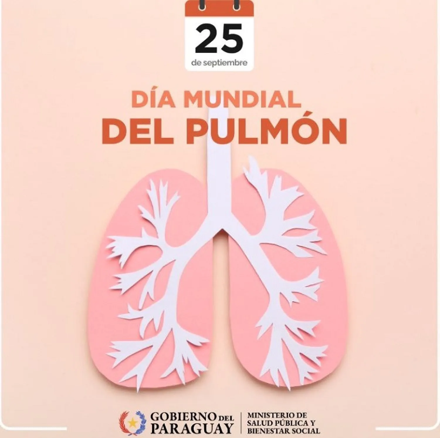 Conmemoran Día Mundial del Pulmón bajo el lema “Aire limpio y pulmones saludables para todos”