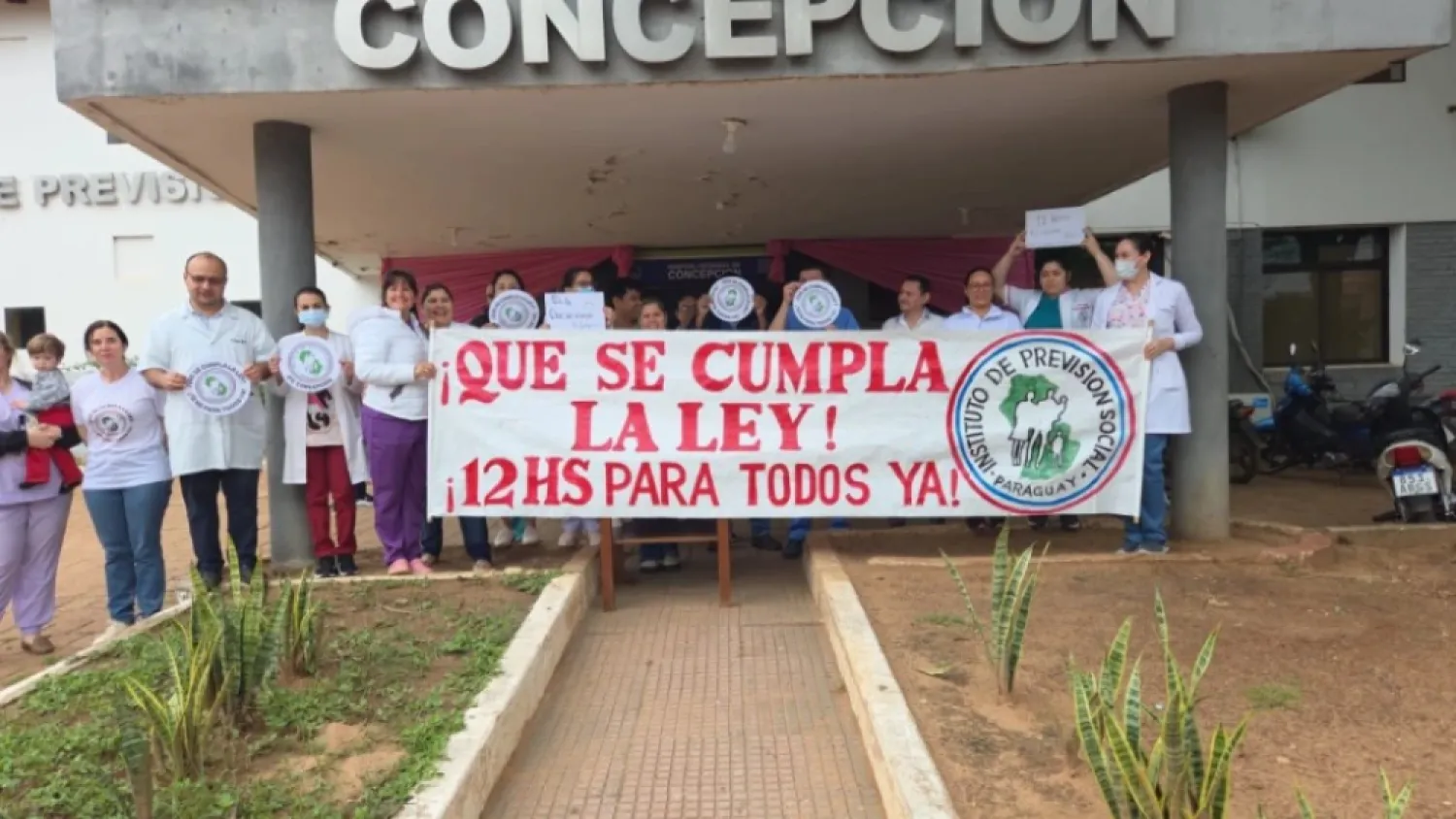Médicos del IPS de Concepción exigen jornada laboral de 12 horas
