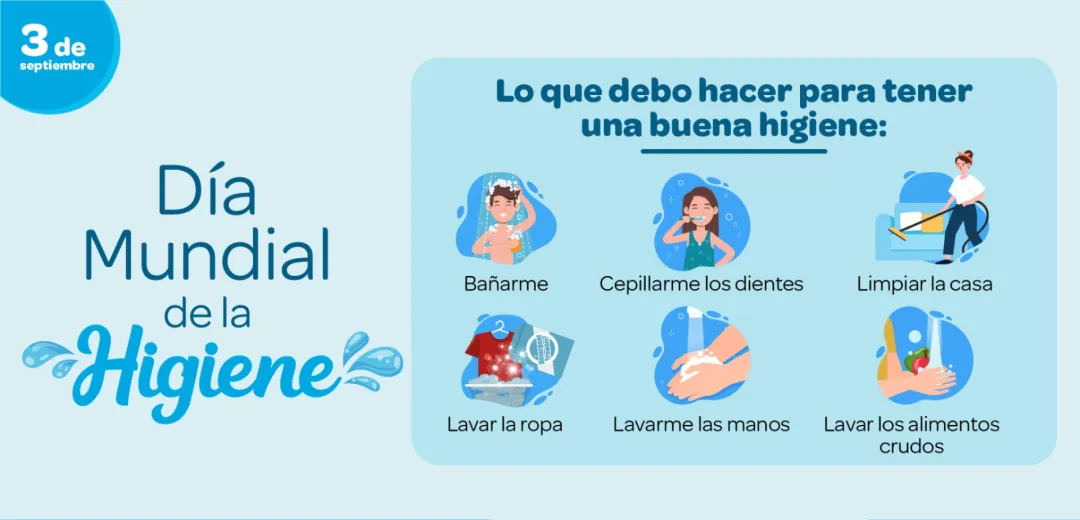 3 de setiembre: Día Mundial de la Higiene