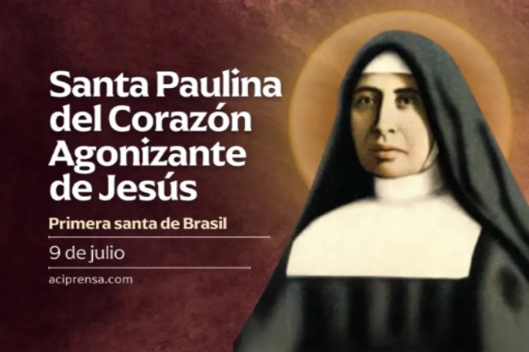 Hoy celebramos a Santa Paulina del Corazón Agonizante de Jesús, la primera santa de Brasil