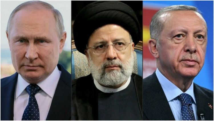 Putin, Erdogan y Raisi, tres pesos pesados reunidos en Teherán
