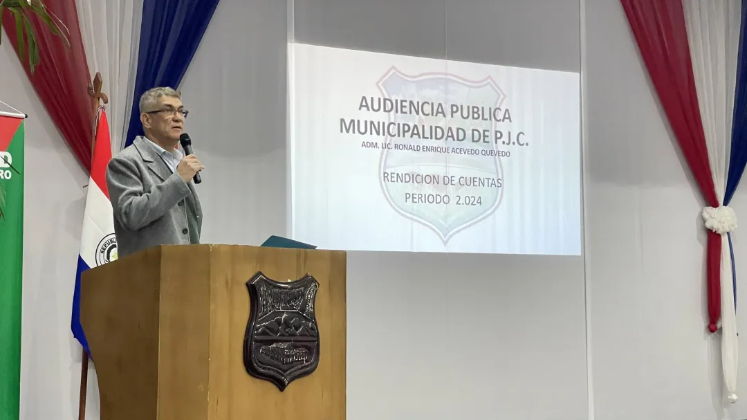 Municipalidad de Pedro Juan presenta Rendición de cuentas