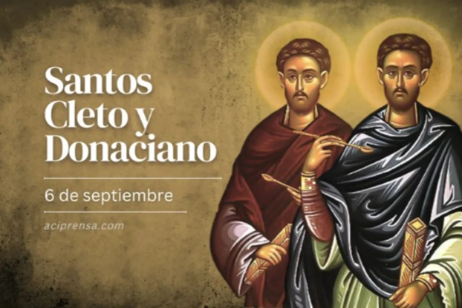 Hoy se celebra a los santos Cleto y Donaciano, mártires del siglo V
