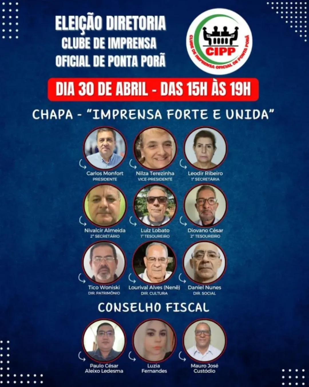 "Prensa Fuerte y Unida" inscrita para la asamblea en el Club de Prensa de Ponta Porã