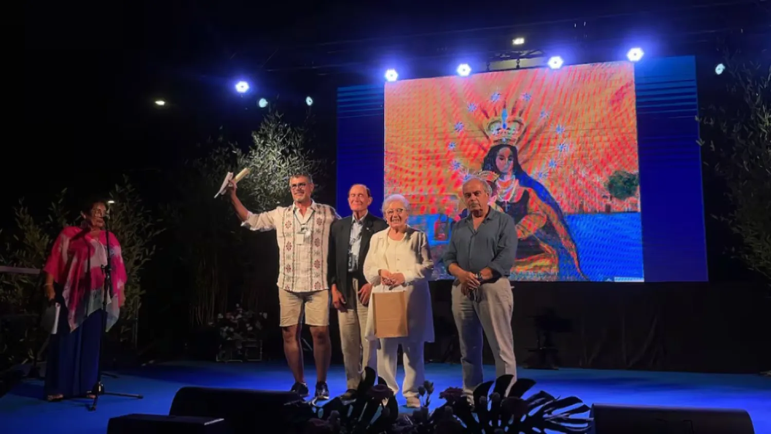 Paraguay debutó en la Feria delle Grazie de Italia, con el arte del pedrojuanino José Quevedo
