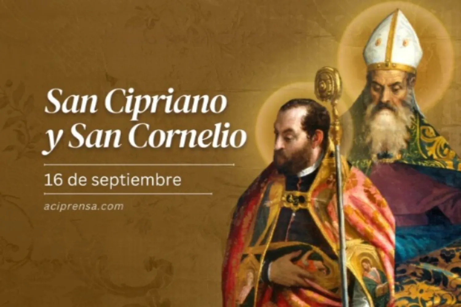 Hoy celebramos a los santos Cornelio y Cipriano, a quienes recordamos en la Santa Misa