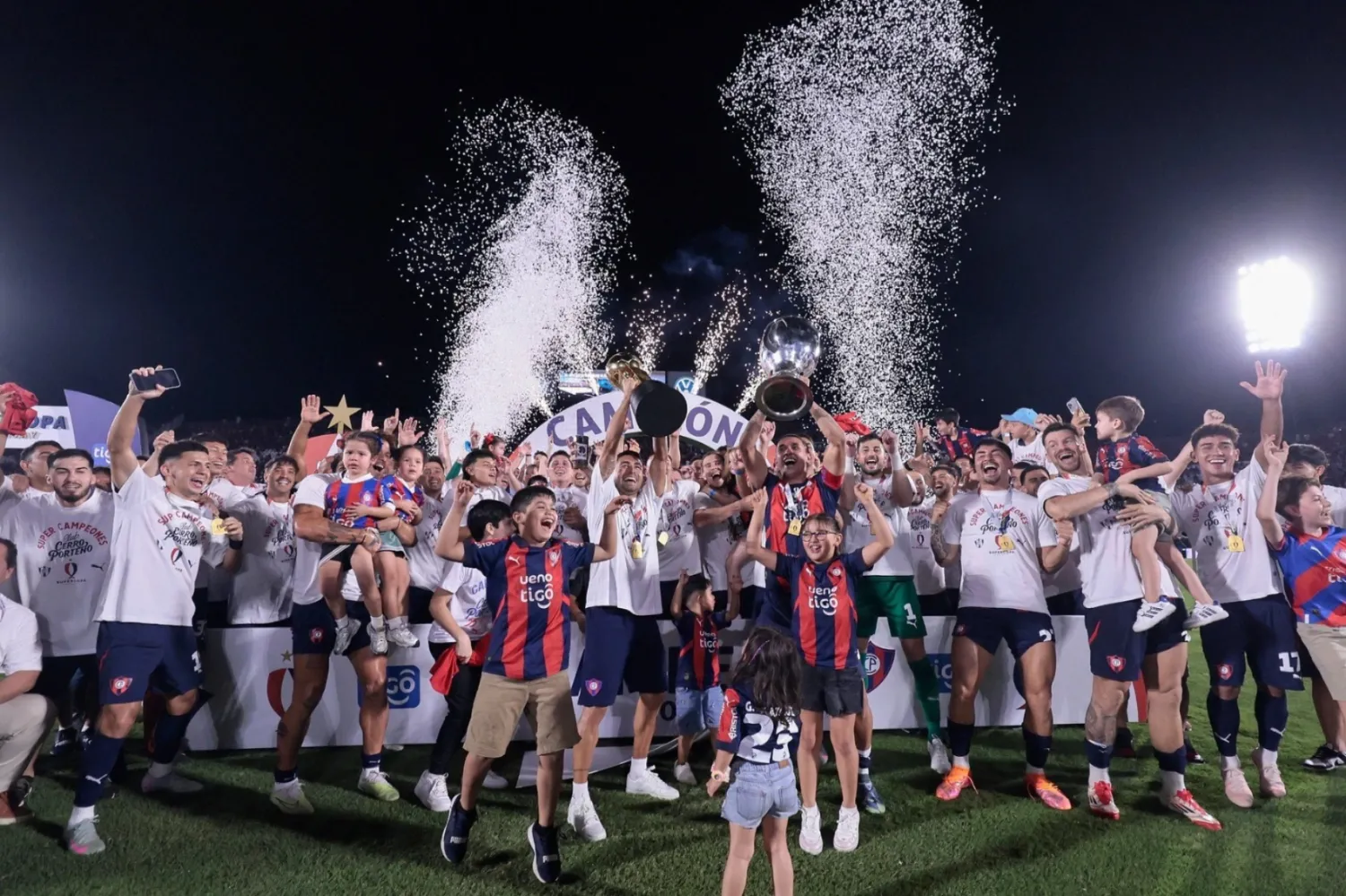Cerro Porteño venció por 5-2 a General Caballero JLM y se quedó con la Supercopa Paraguay 2025