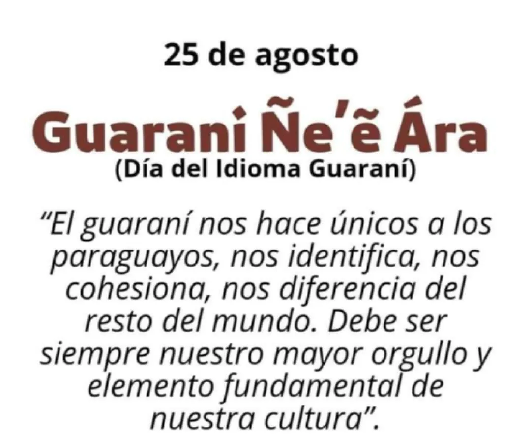Se celebra hoy el Día del Idioma Guaraní