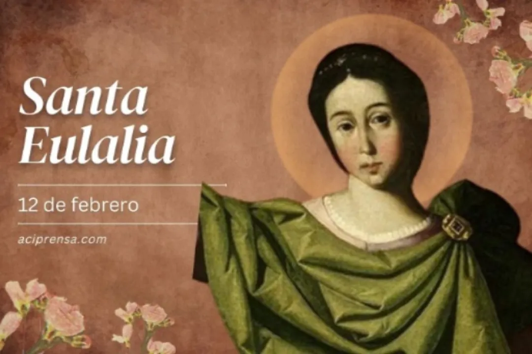 Hoy 12 de febrero, se conmemora a Santa Eulalia, la niña mártir protectora de la ciudad de Barcelona