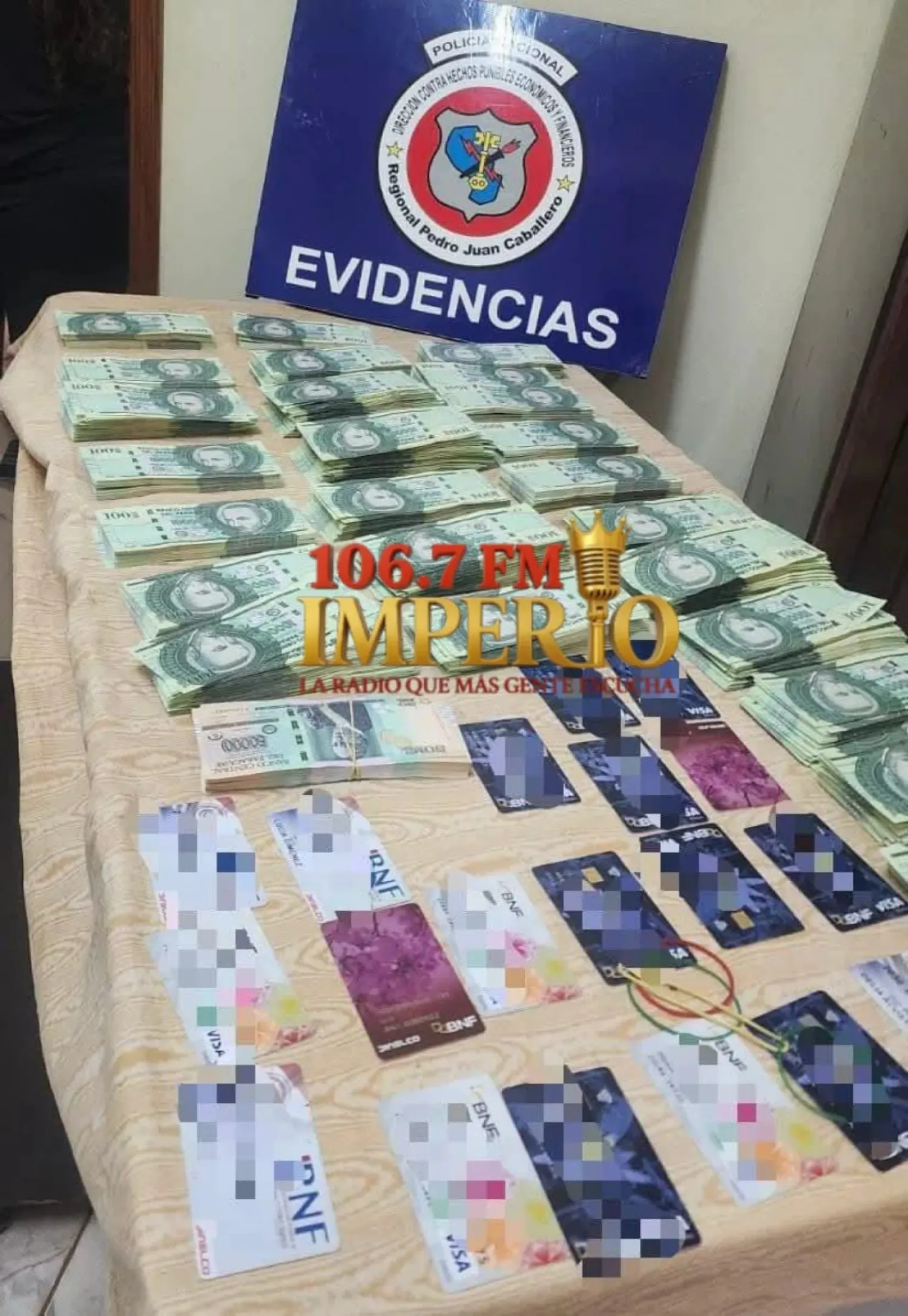Allanan vivienda en Pedro Juan Caballero e incautan dinero, tarjetas y contratos por supuesto caso de usura