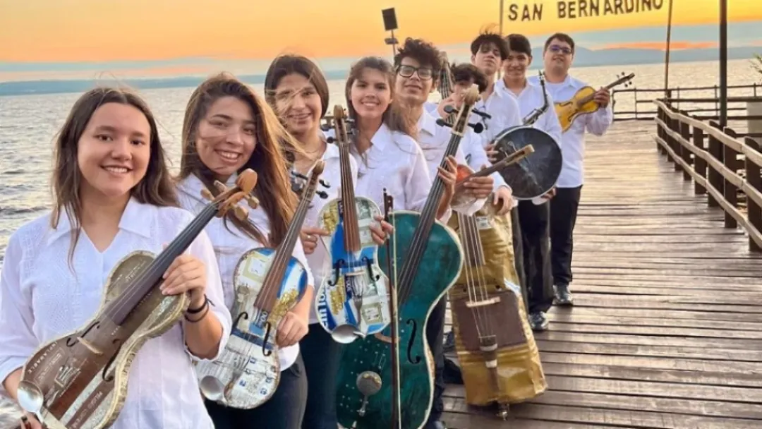 Orquesta de Cateura llegará con instrumentos reciclados a Irlanda