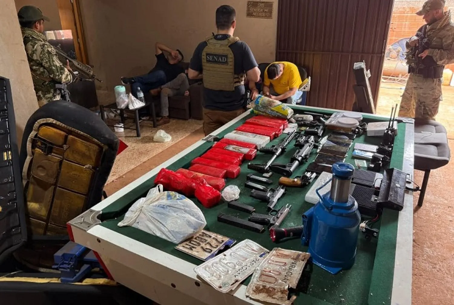 Desarticulan centro logístico del narcotráfico en Pedro Juan Caballero