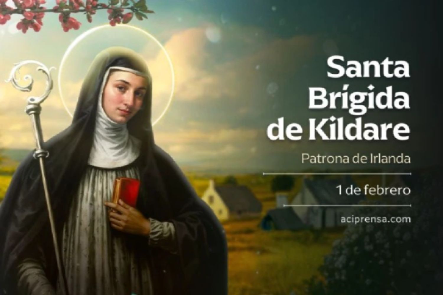 Hoy se celebra a Santa Brígida de Irlanda, conocida por “el milagro de la cerveza”