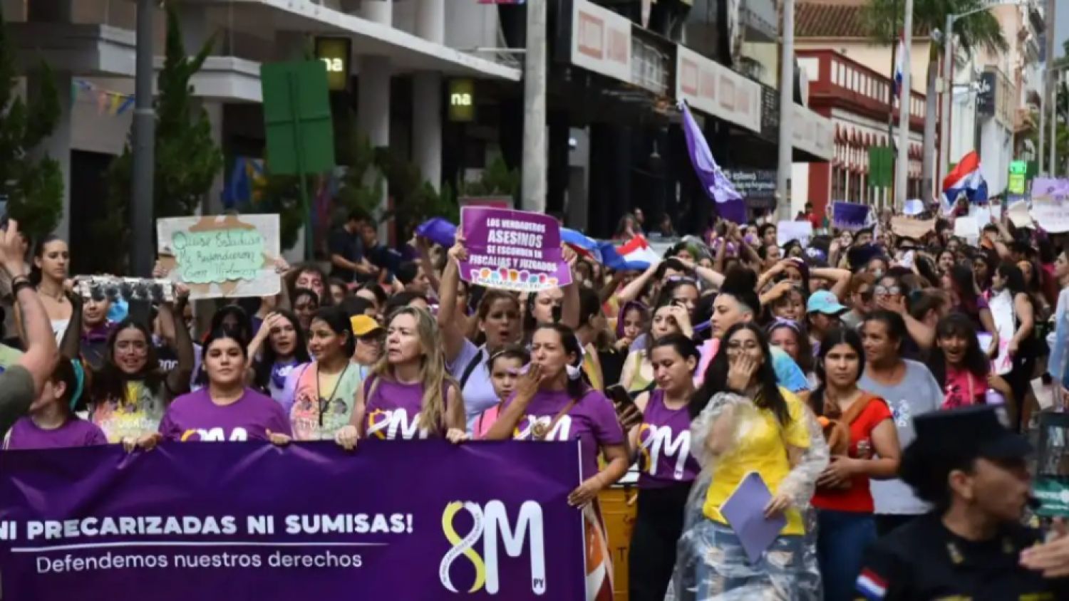 Mujeres marcharon en su día para poner en la mira las injusticias laborales