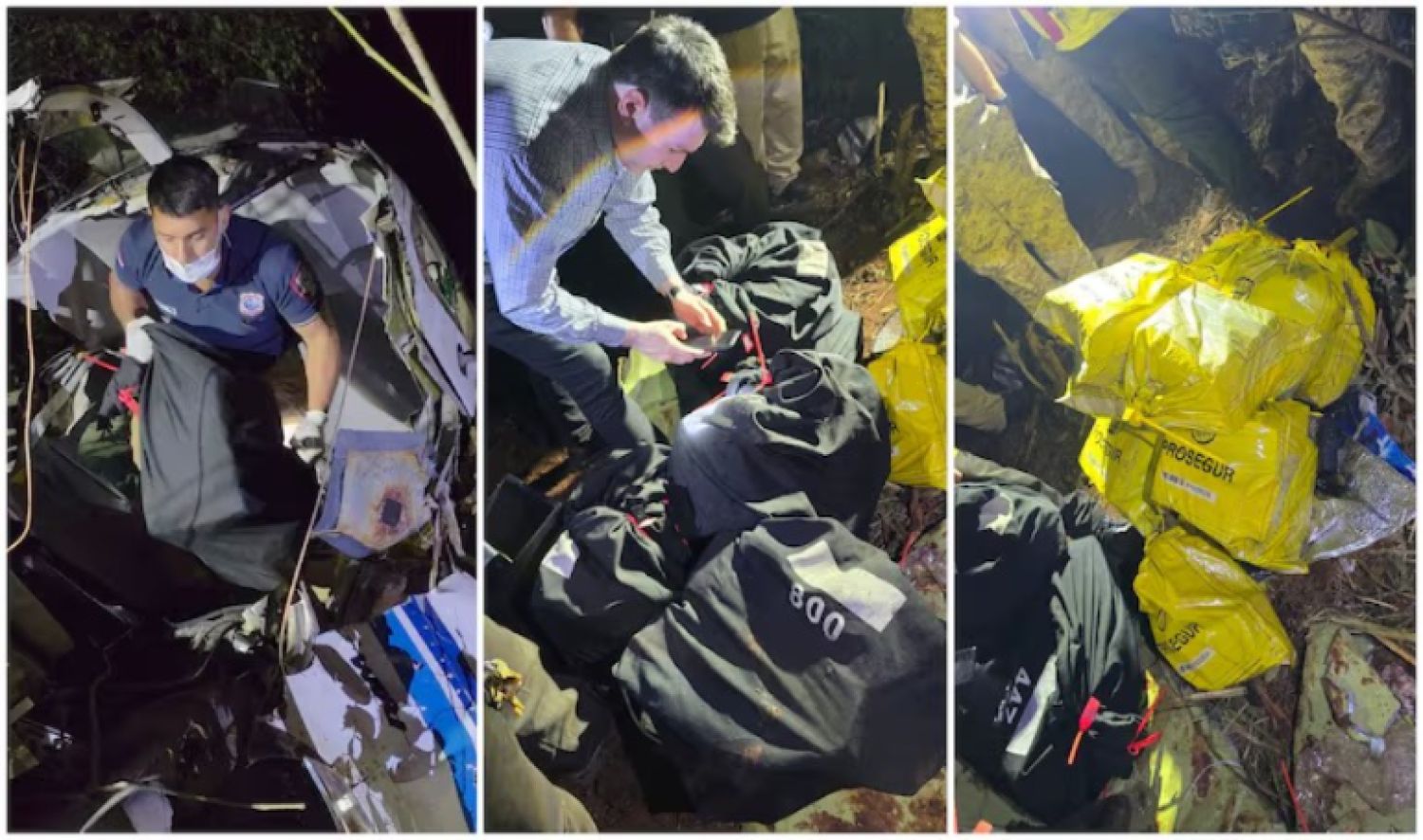 Avioneta   que cayó en Minga Guazú llevaba  bolsas de dinero