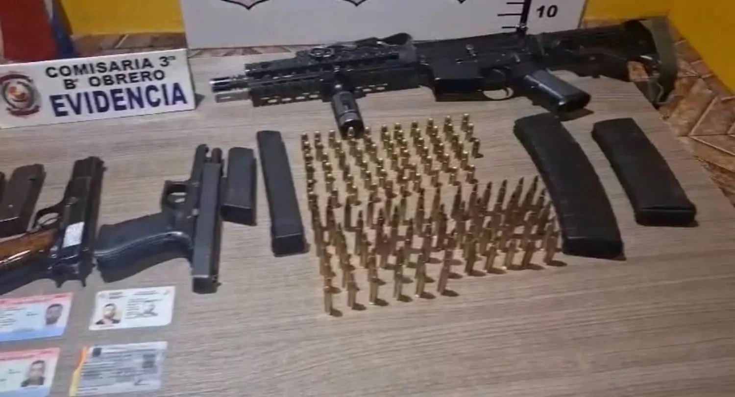 Aprehenden a dos personas con armas de fuego en la Jurisdicción de la Tercera