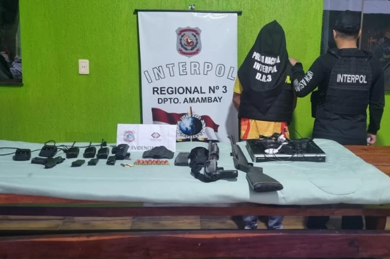 Agentes de Interpol regional Amambay realizan tempranero allanamiento