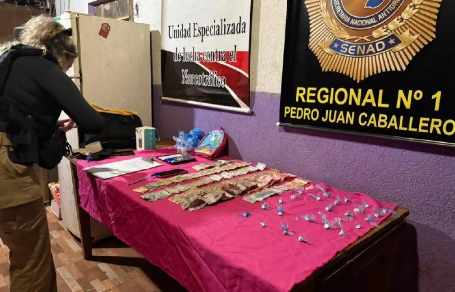 SENAD DESARTICULA FOCO DE DISTRIBUCIÓN DE COCAÍNA EN DOSIS EN NUESTRA CIUDAD