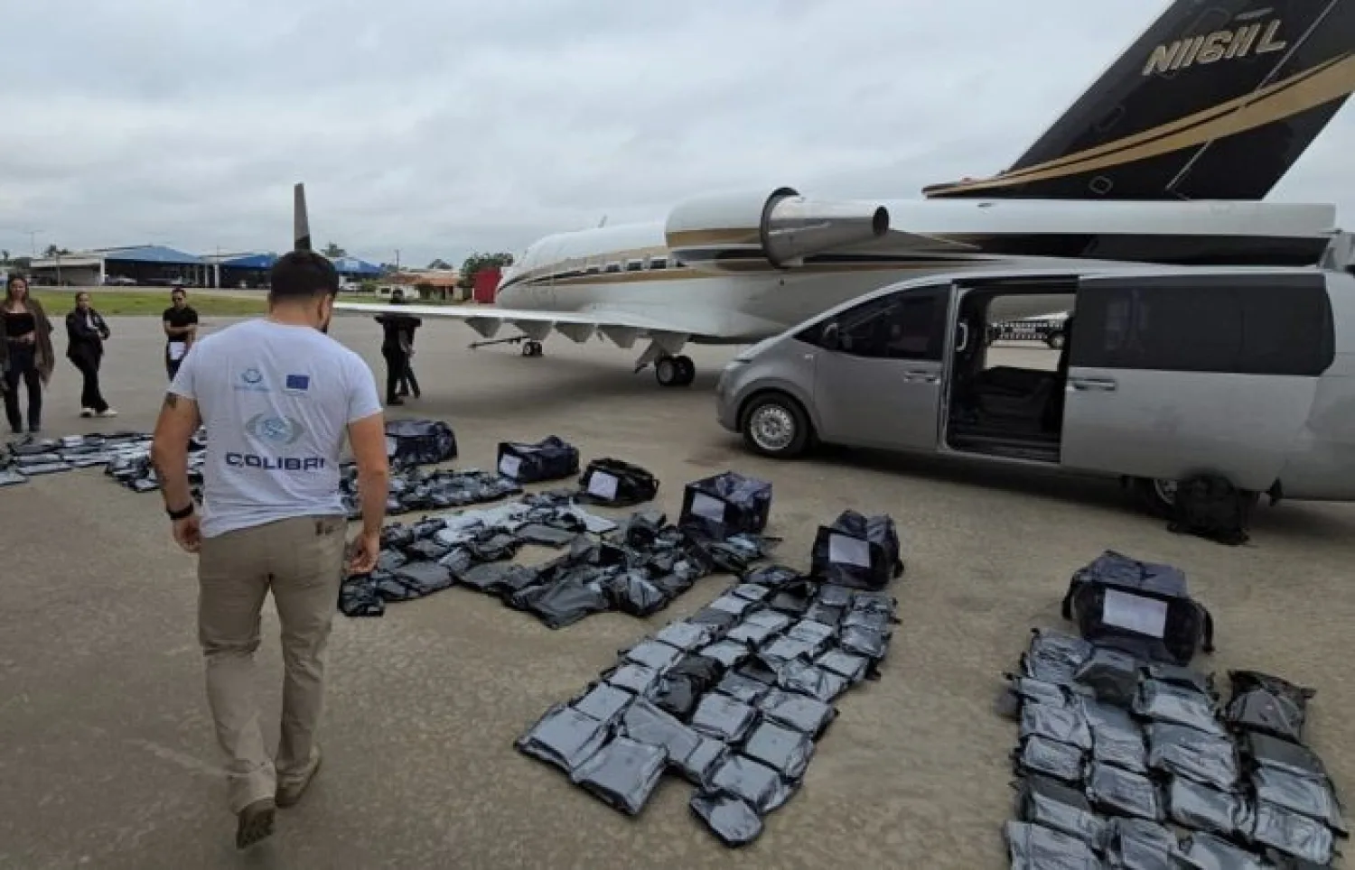 SENAD INTERCEPTA JET PROCEDENTE DE ESTADOS UNIDOS CON 261 KILOS DE MARIHUANA PREMIUM
