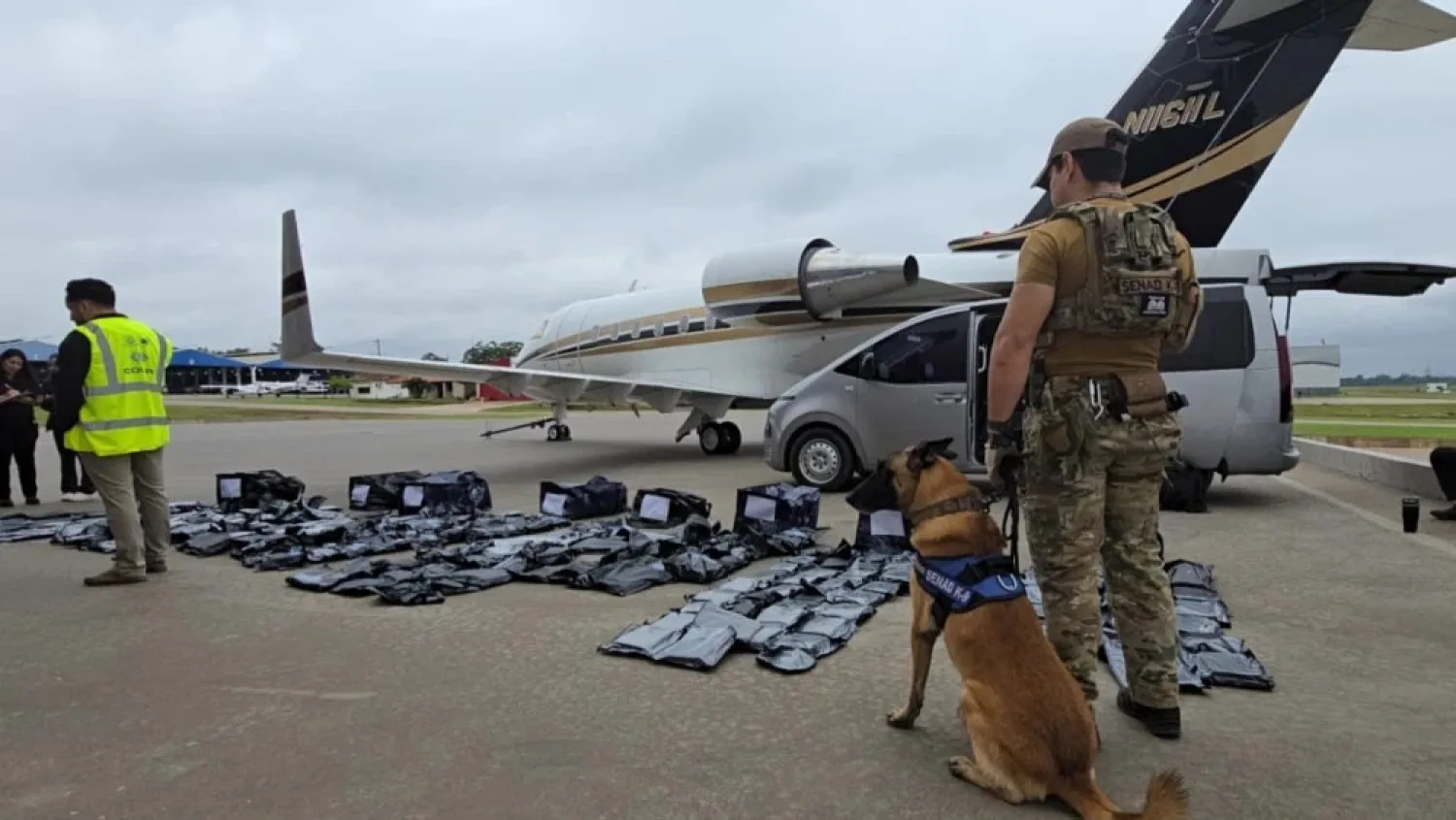 Fiscalía imputa a 3 estadounidenses y libera a uno en caso de jet privado con marihuana premium