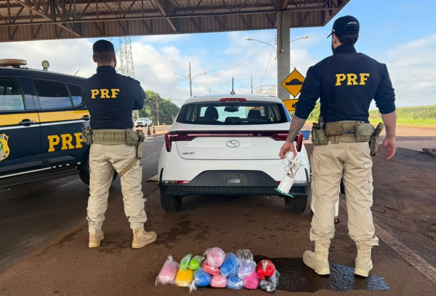 PRF incauta 10 kilos de hachís en Ponta Porã