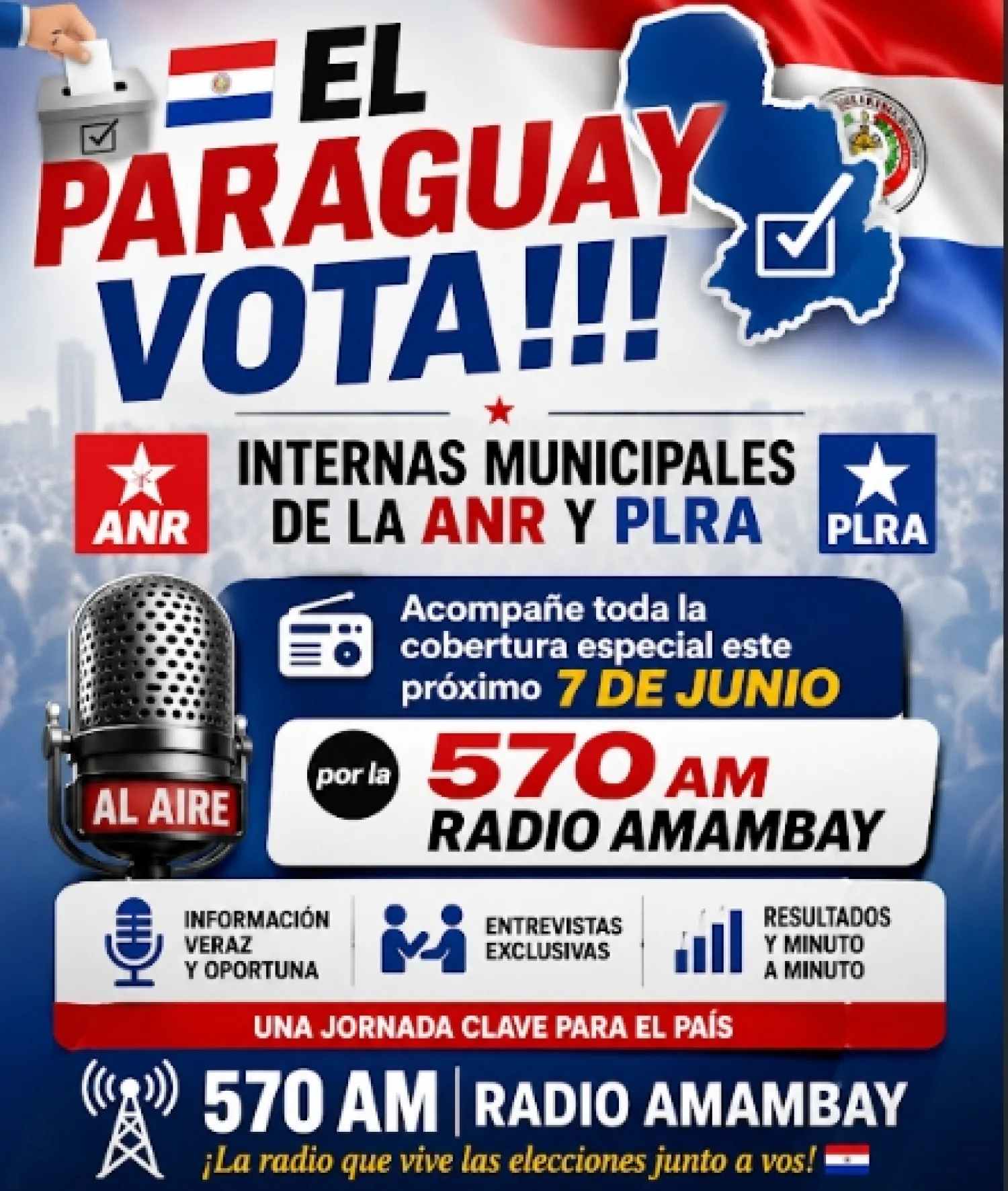 ESTE DOMINGO ESTAMOS CON LAS ELECCIONES