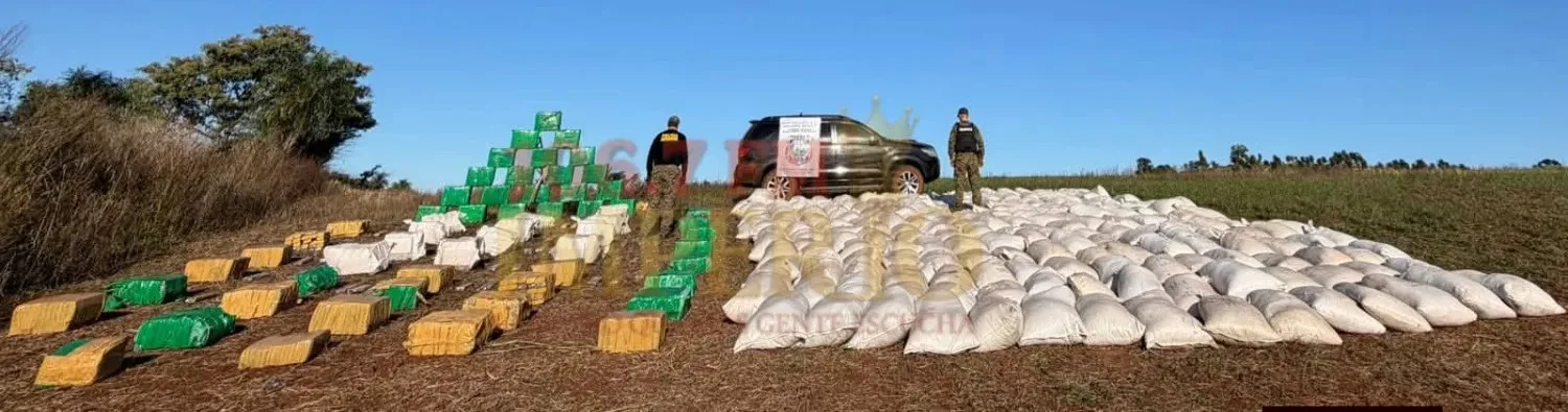 Allanamiento rural en Amambay termina con la destrucción de más de 7 toneladas de marihuana