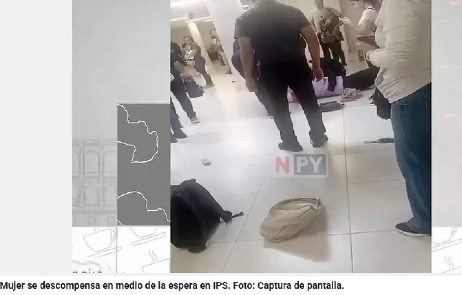 Mujer se descompensa en medio de la espera y expone el colapso en el IPS