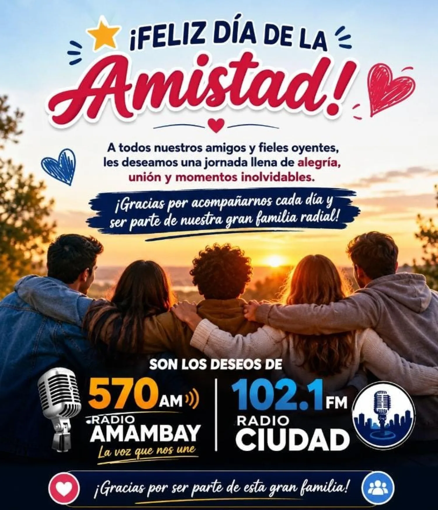 FELIZ DIA DE LA AMISTAD!!!!