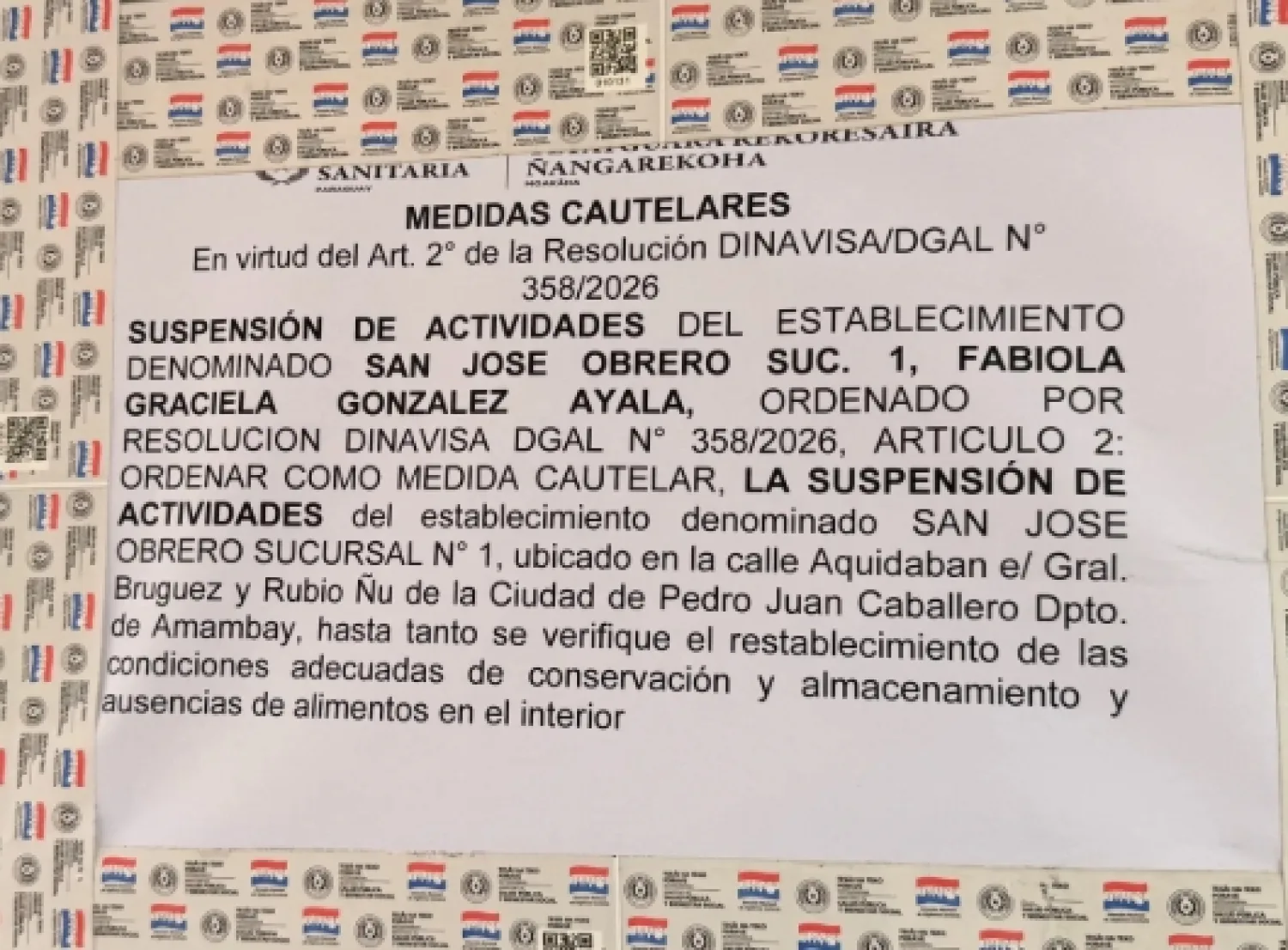 CLAUSURAN FARMACIAS EN NUESTRA CIUDAD