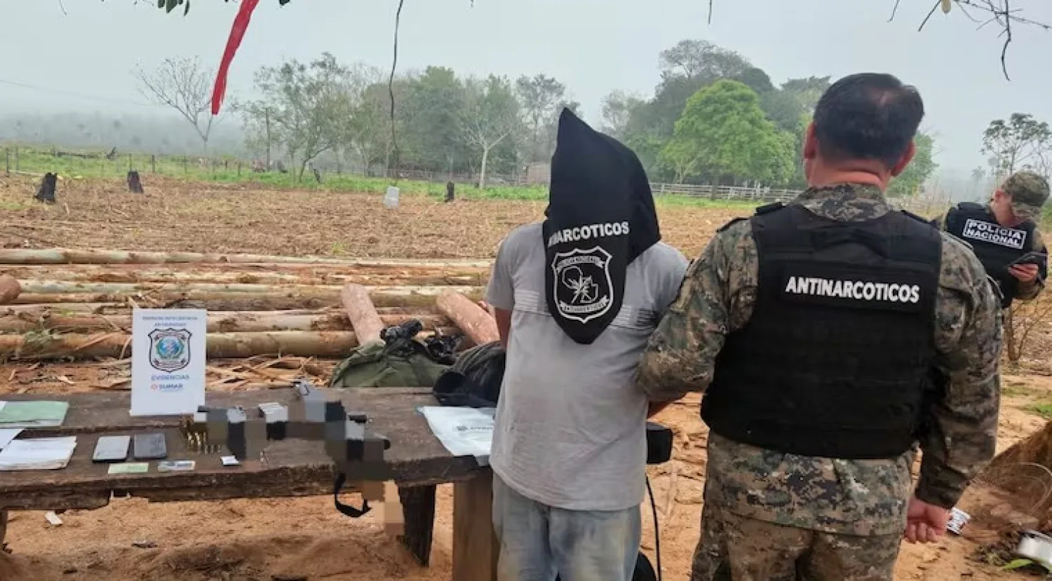 Megaoperativo contra el narcotráfico en Canindeyú