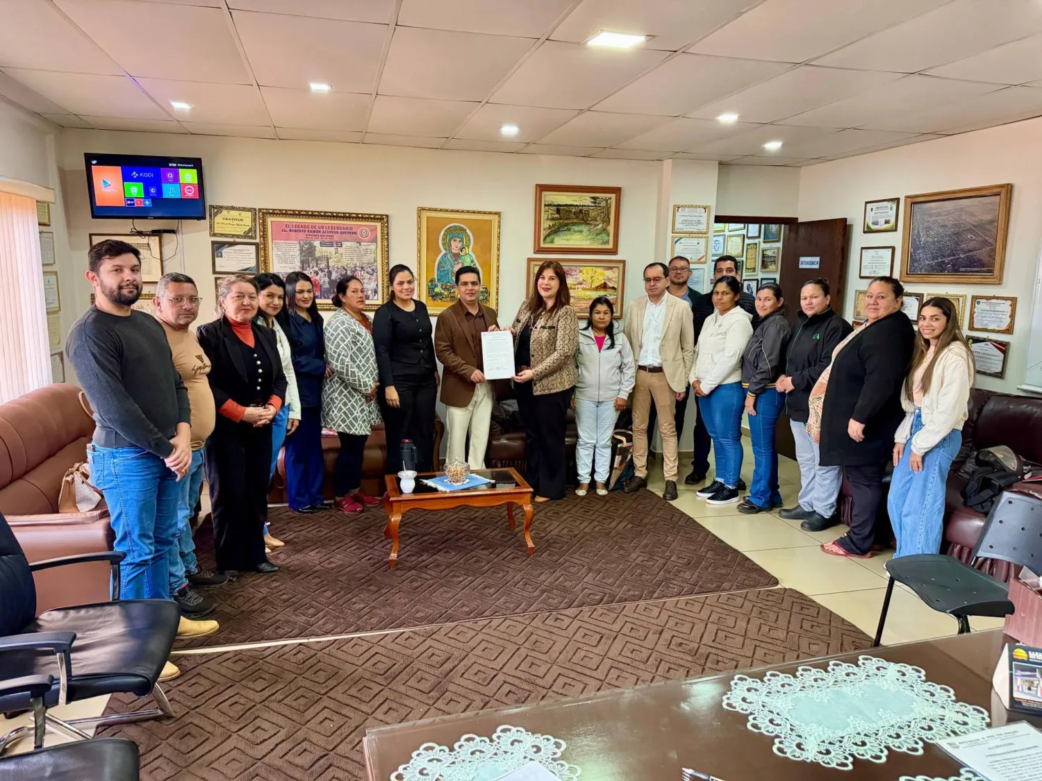 MUNICIPALIDAD ENTREGA AUTORIZACIÓN DE OCUPACIÓN PARA NUEVO ESTABLECIMIENTO EDUCATIVO.