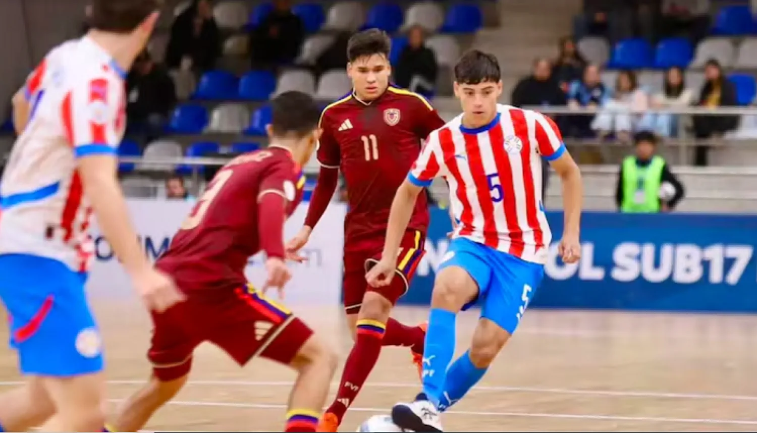 La ya clasificada Albirroja de futsal FIFA cede invicto y primer lugar a la Vinotinto