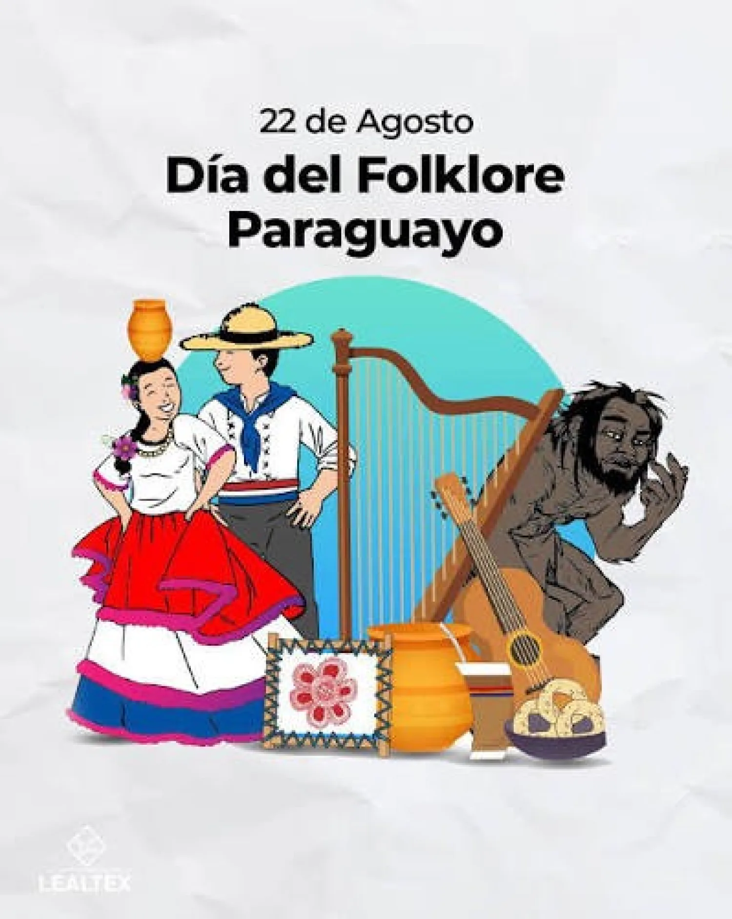 Este 22 de agosto se celebra el Día Nacional del Folklore Paraguayo