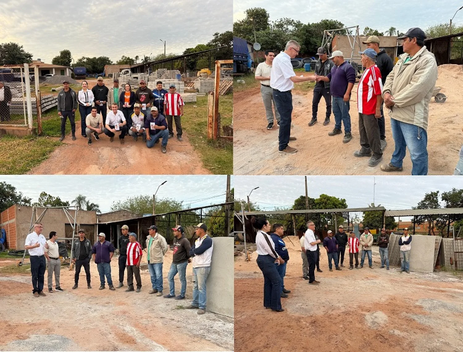 SEGUNDA VISITA DEL DÍA: "RONALD ACEVEDO Y SU EQUIPO RECORREN FERRETERÍA COMETA - DEPÓSITO."
