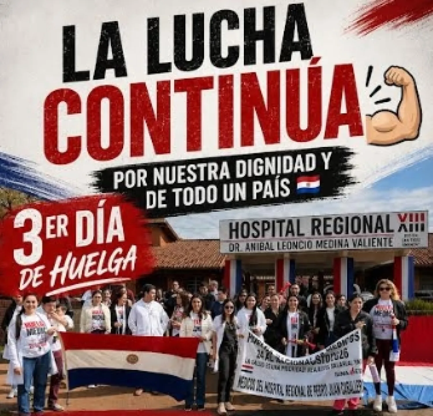 Médicos de nuestra ciudad van por su tercer día de huelga nacional