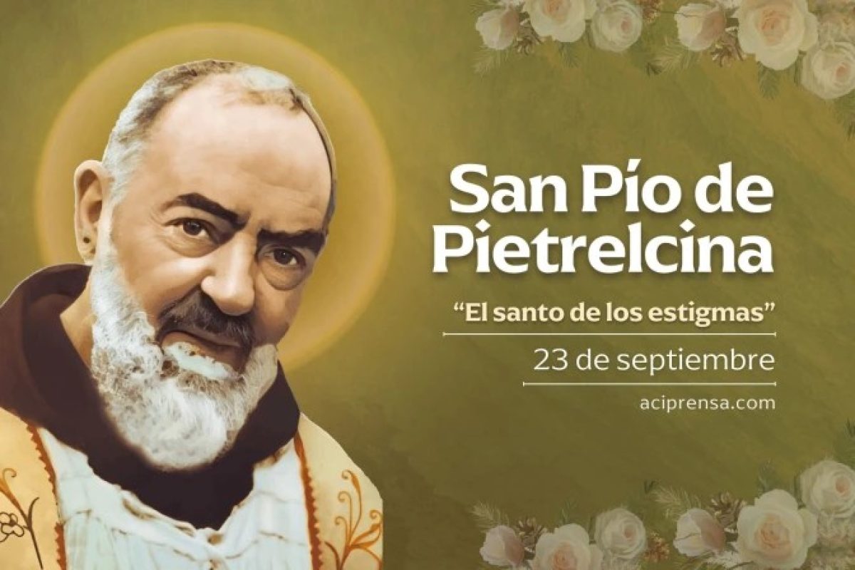 Celebramos a San Pío de Pietrelcina, quien recibió los estigmas de Cristo