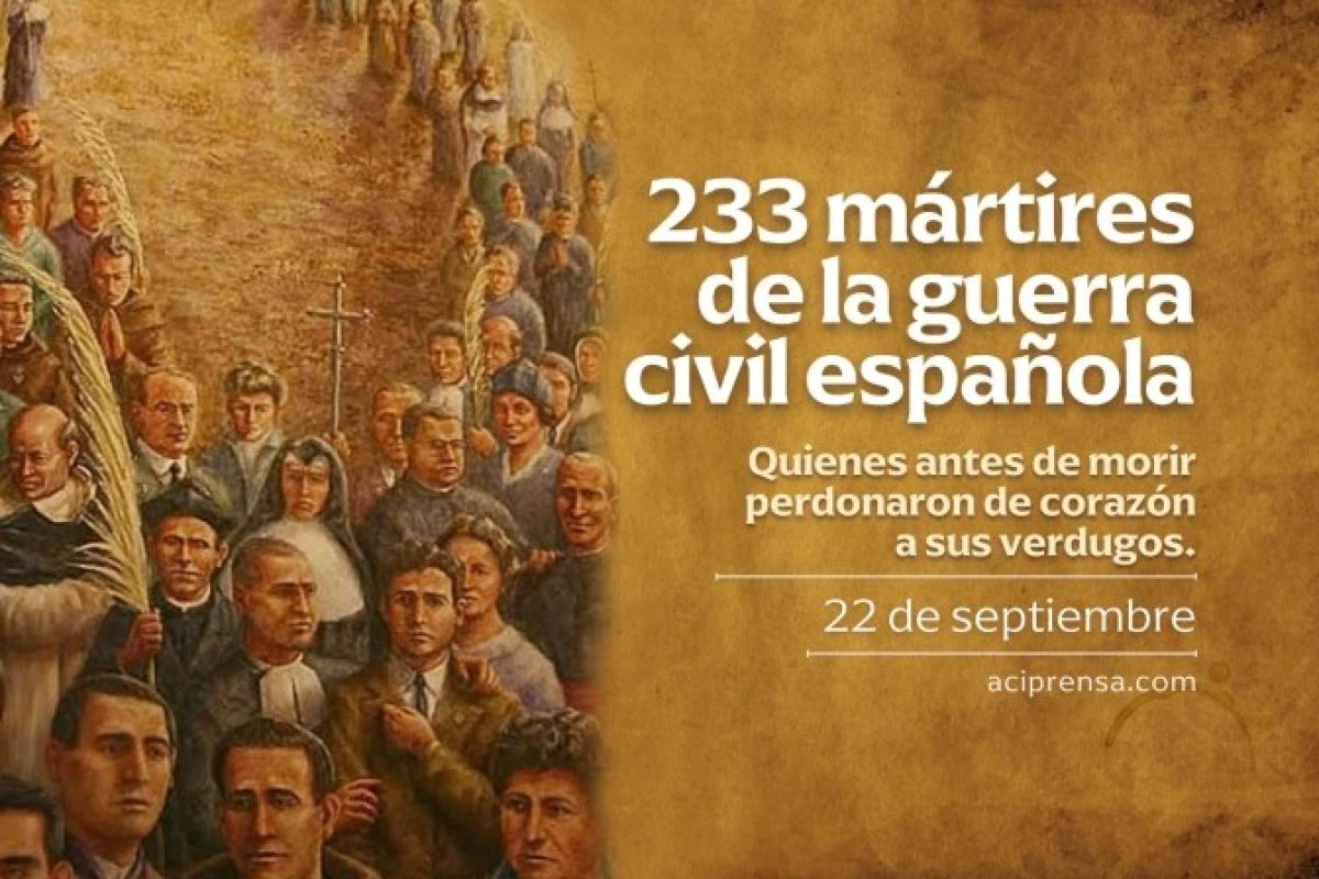 Hoy se conmemora a los 233 mártires de la guerra civil española