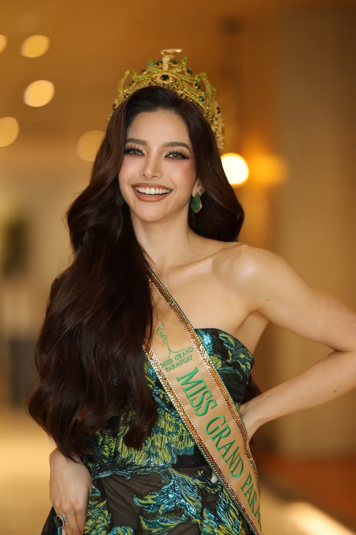 Miss Grand Paraguay oriunda de Pedro Juan cautiva en Tailandia y se posiciona para corona internacional