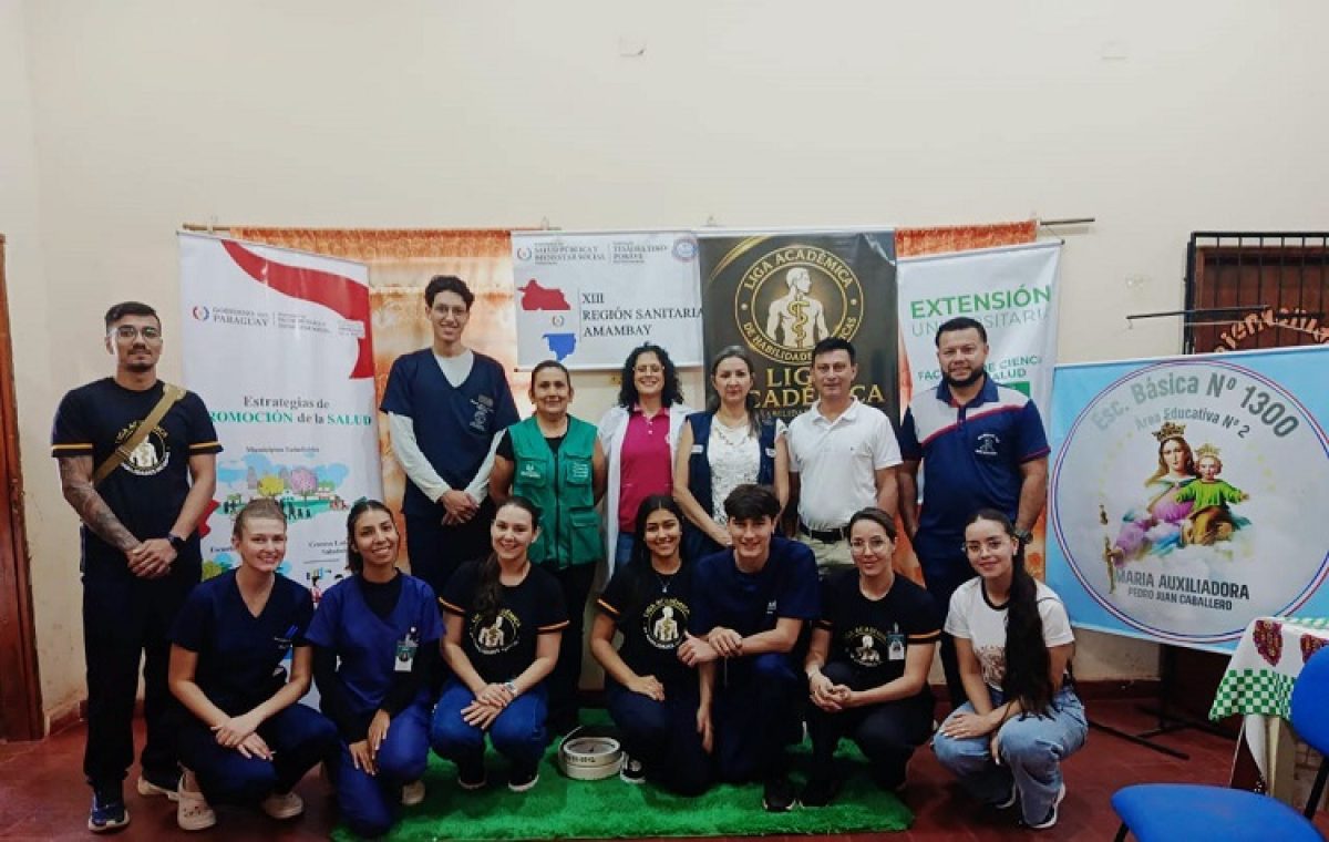 Amambay: promueven hábitos saludables y el cuidado nutricional en escolares de Pedro Juan Caballero