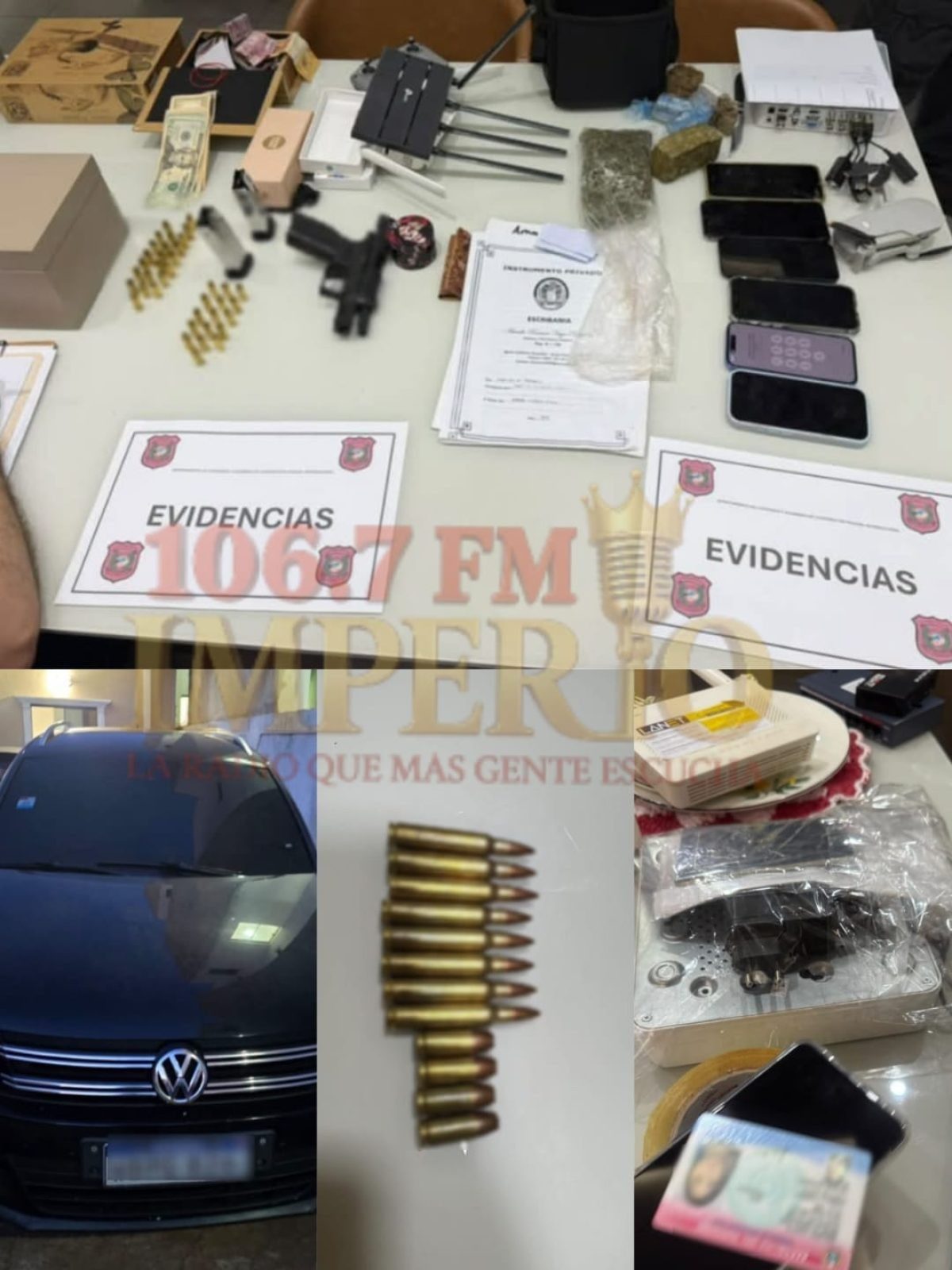 Allanamientos en Pedro Juan Caballero dejan un brasileño aprehendido y varias evidencias incautadas