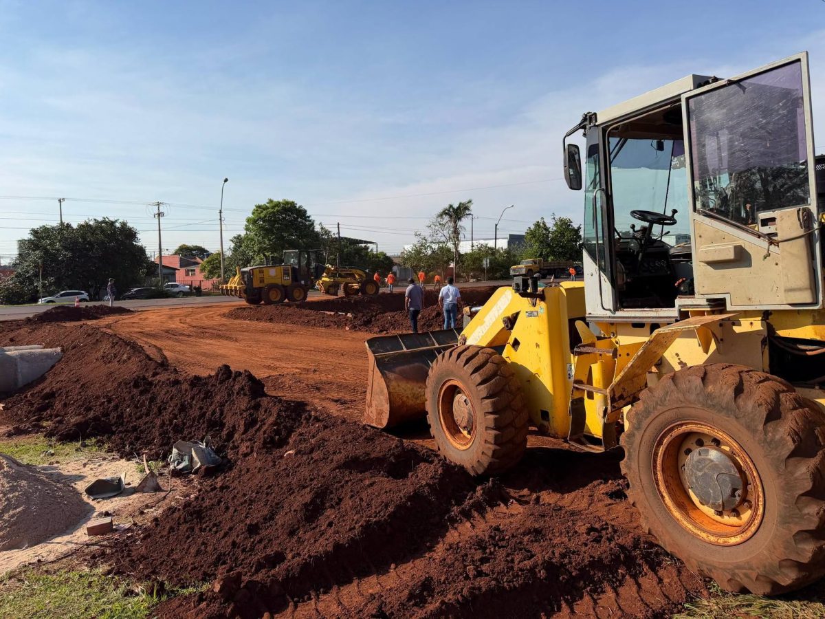IMPORTANTE OBRA DE INFRAESTRUCTURA JUNTO A LA RUTA INTERNACIONAL PY05."
