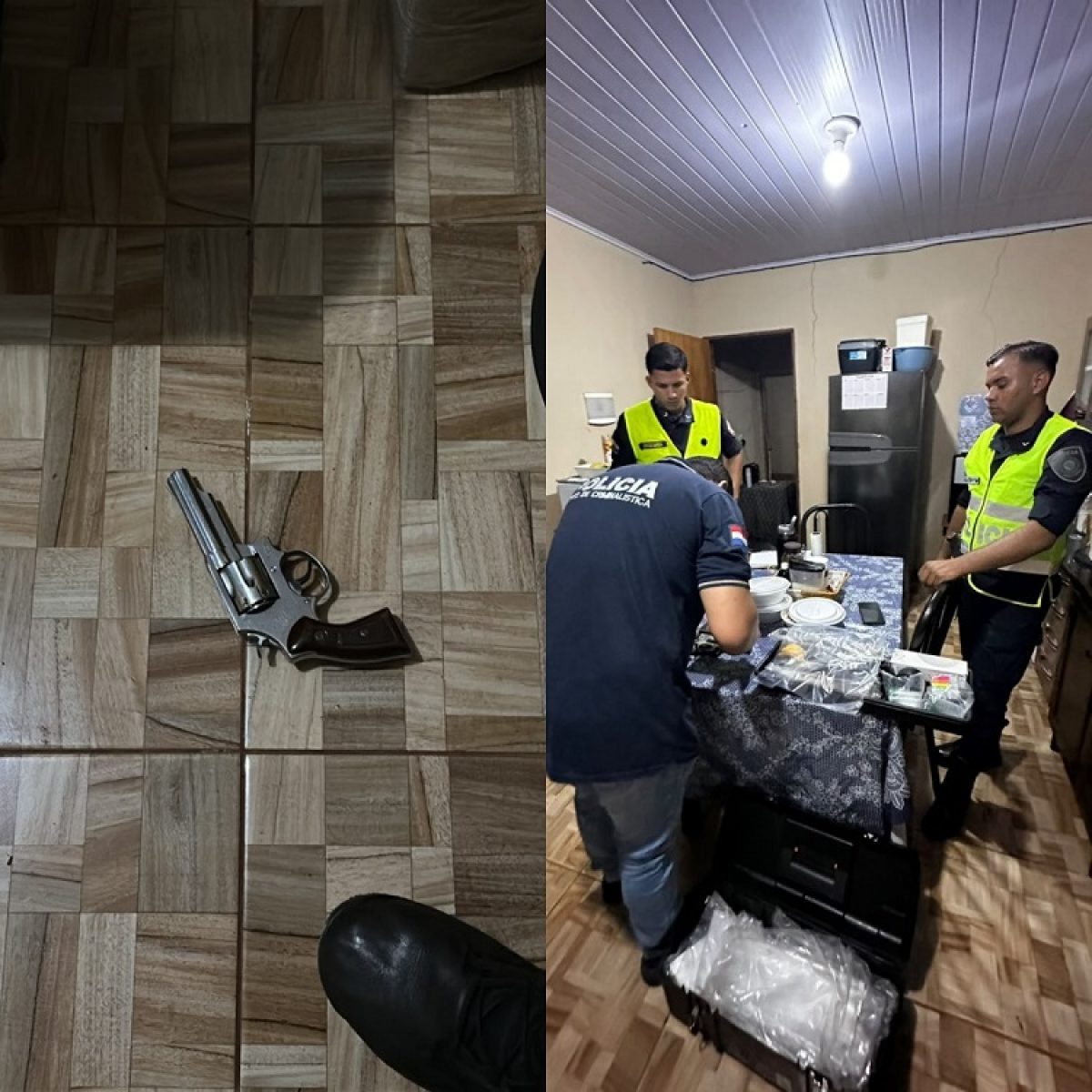 Adolescente efectuó un disparo dentro de su habitación y la Policía incautó un revólver