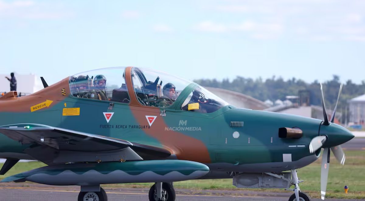 Hoy llega el último Super Tucano adquirido por Paraguay