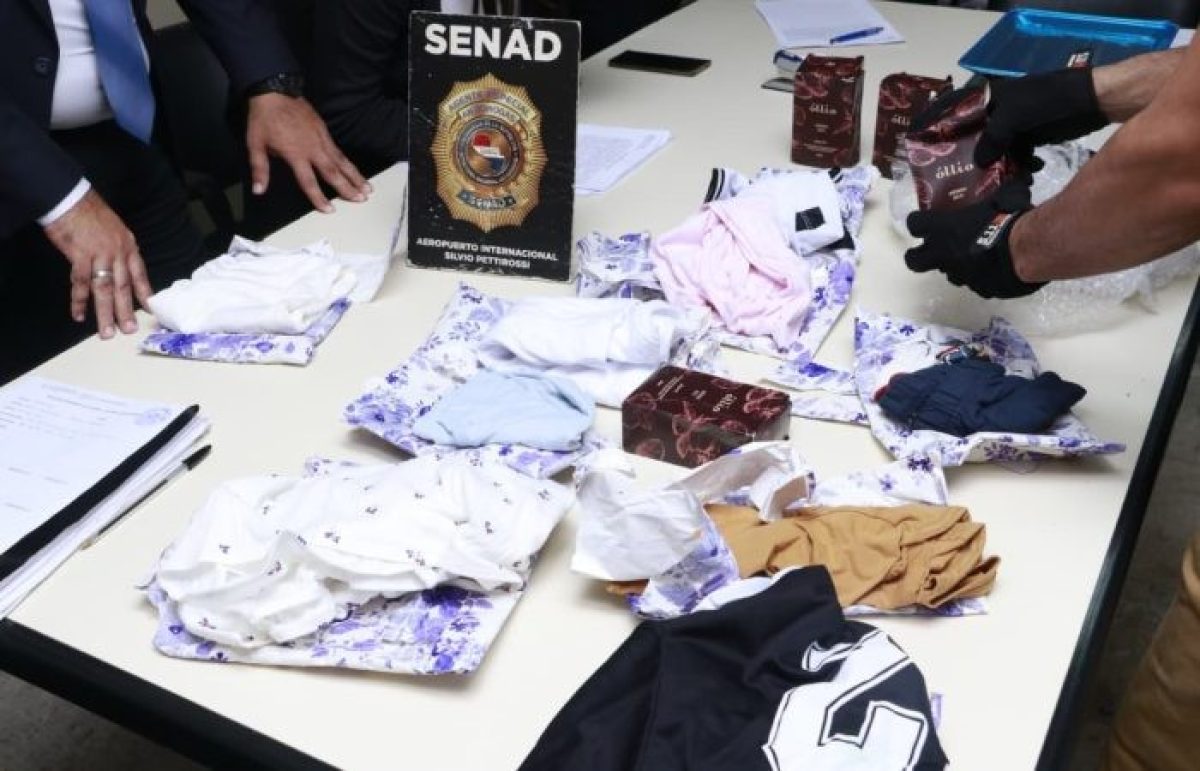 SENAD DETECTA COCAÍNA LÍQUIDA EN FRASCOS DE ACEITES CORPORALES