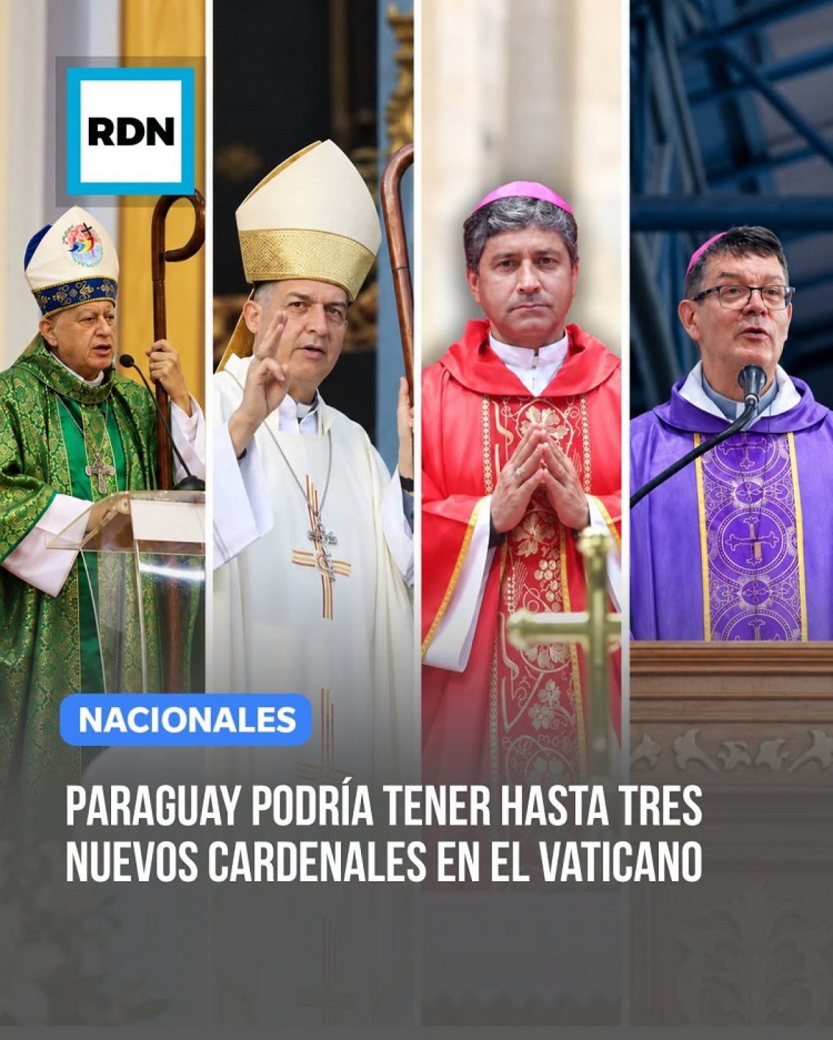 ¿Paraguay tendrá hasta tres nuevos cardenales en el Vaticano?