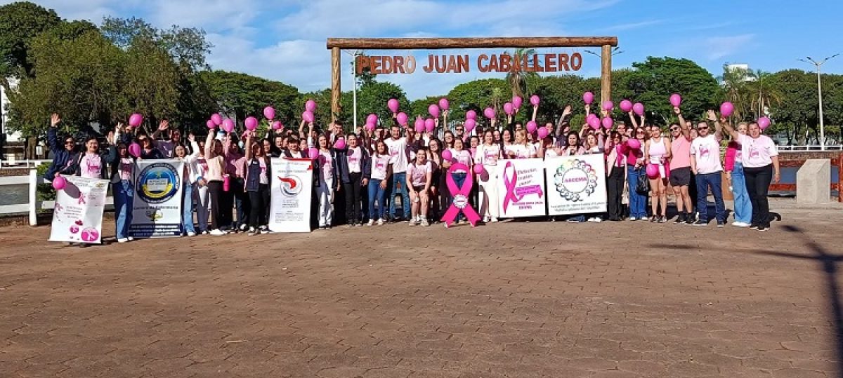 Pedro Juan Caballero se une en una jornada de concienciación y prevención del cáncer de mama